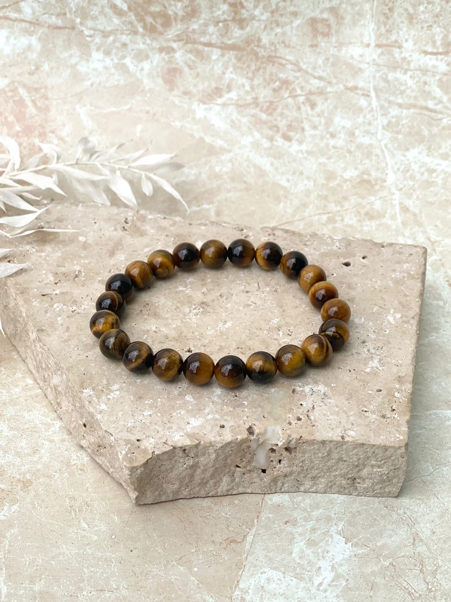 Tigers Eye Bead bracelet 6mm